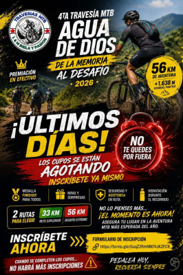 4TA Travesía MTB Agua de Dios 2026
